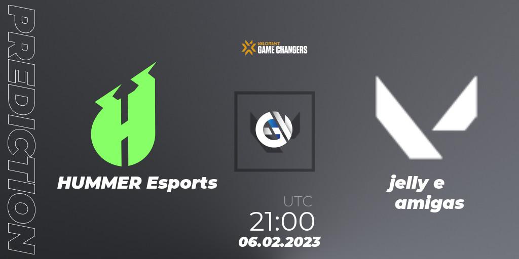 HUMMER Esports vs jelly e amigas: Match Prediction. 06.02.23, VALORANT, VCT 2023: Game Changers Brazil Series 1 - Qualifier 2