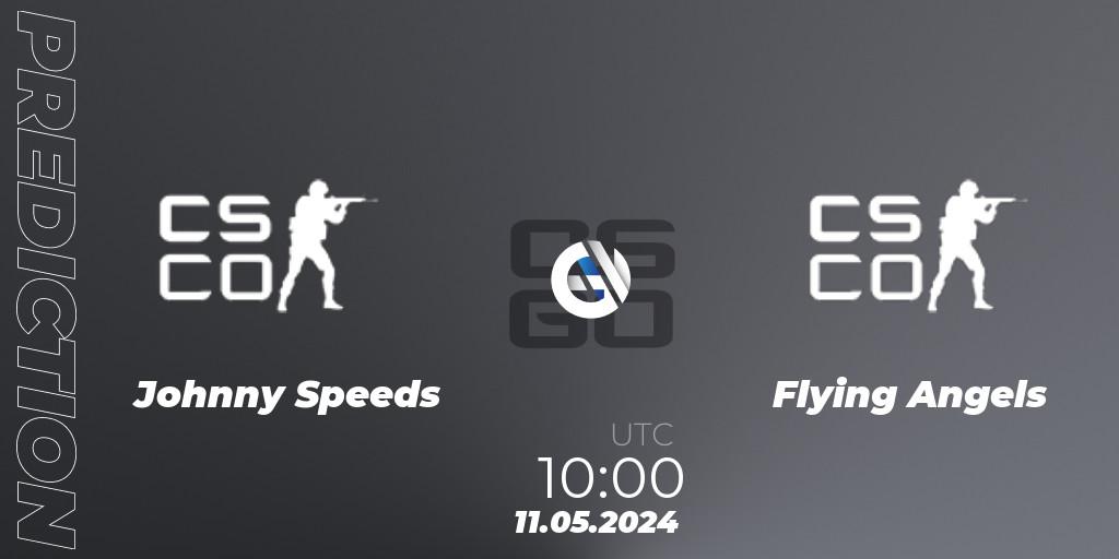 Johnny Speeds vs Flying Angels: Match Prediction. 11.05.2024 at 10:00, Counter-Strike (CS2), MAX Skills Tournament
