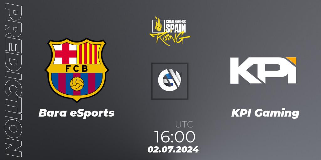 Barça eSports vs KPI Gaming: Match Prediction. 02.07.2024 at 16:00, VALORANT, VALORANT Challengers 2024 Spain: Rising Split 2
