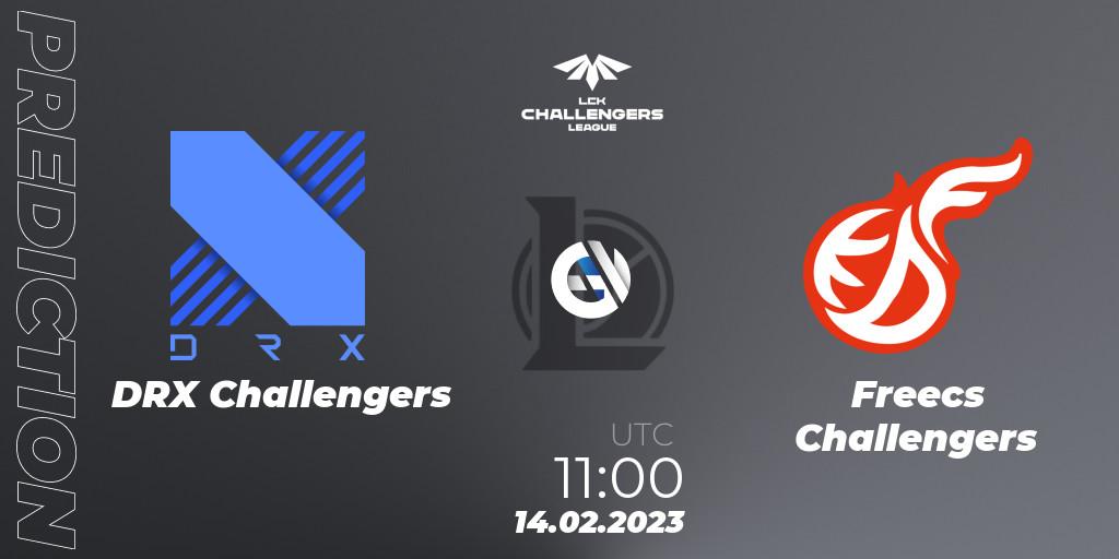 DRX Challengers vs Freecs Challengers: Match Prediction. 14.02.23, LoL, LCK Challengers League 2023 Spring