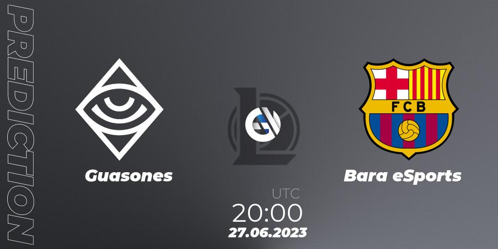 Guasones vs Barça eSports: Match Prediction. 27.06.2023 at 18:00, LoL, Superliga Summer 2023 - Group Stage