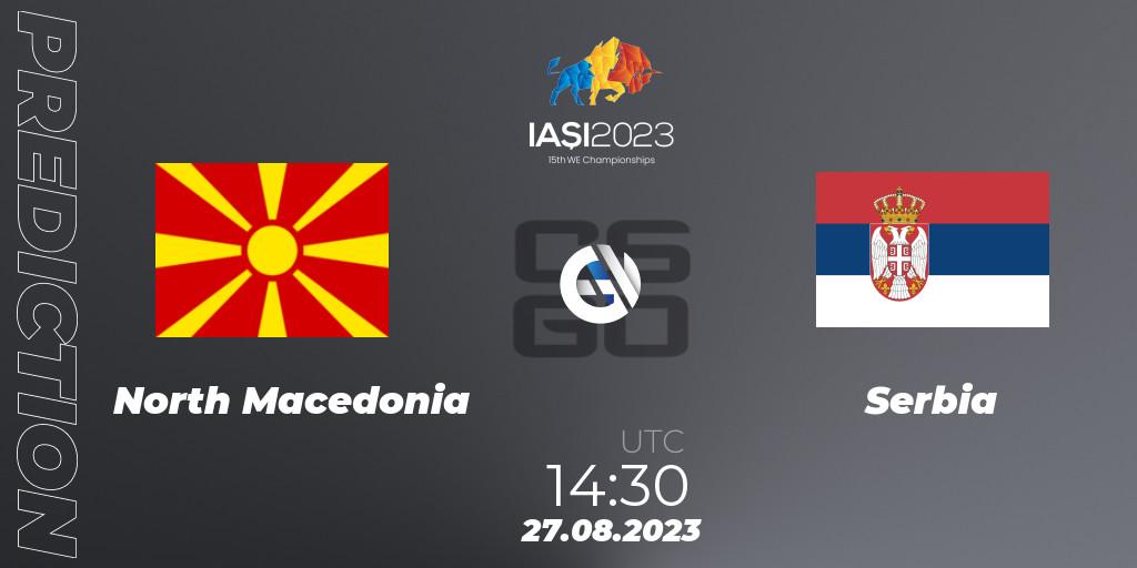 North Macedonia vs Serbia: Match Prediction. 27.08.23, CS2 (CS:GO), IESF World Esports Championship 2023