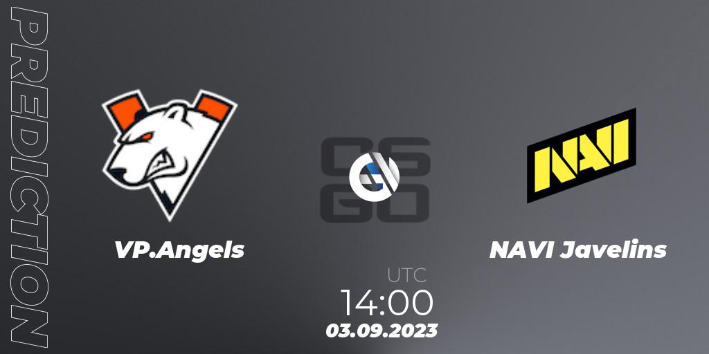 VP.Angels vs NAVI Javelins: Match Prediction. 03.09.2023 at 14:00, Counter-Strike (CS2), ESL Impact Summer 2023 Cash Cup 5 Europe