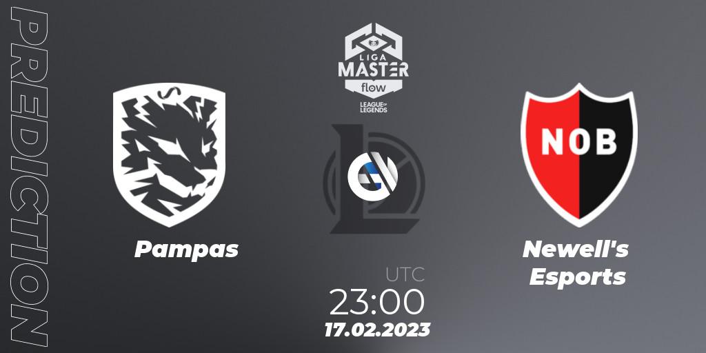 Pampas vs Newell's Esports: Match Prediction. 17.02.23, LoL, Liga Master Opening 2023 - Group Stage