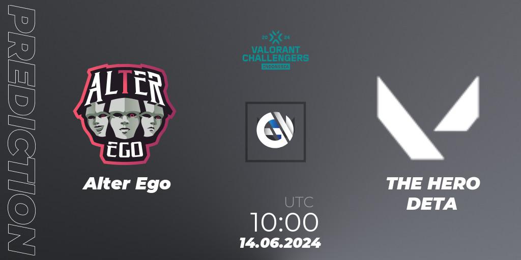 Alter Ego vs THE HERO DETA: Match Prediction. 14.06.2024 at 10:00, VALORANT, VALORANT Challengers 2024 Indonesia: Split 2