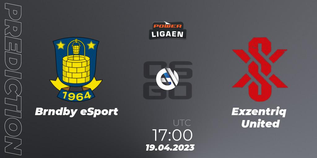 Brøndby eSport vs Exzentriq United: Match Prediction. 19.04.23, CS2 (CS:GO), Dust2.dk Ligaen Season 23