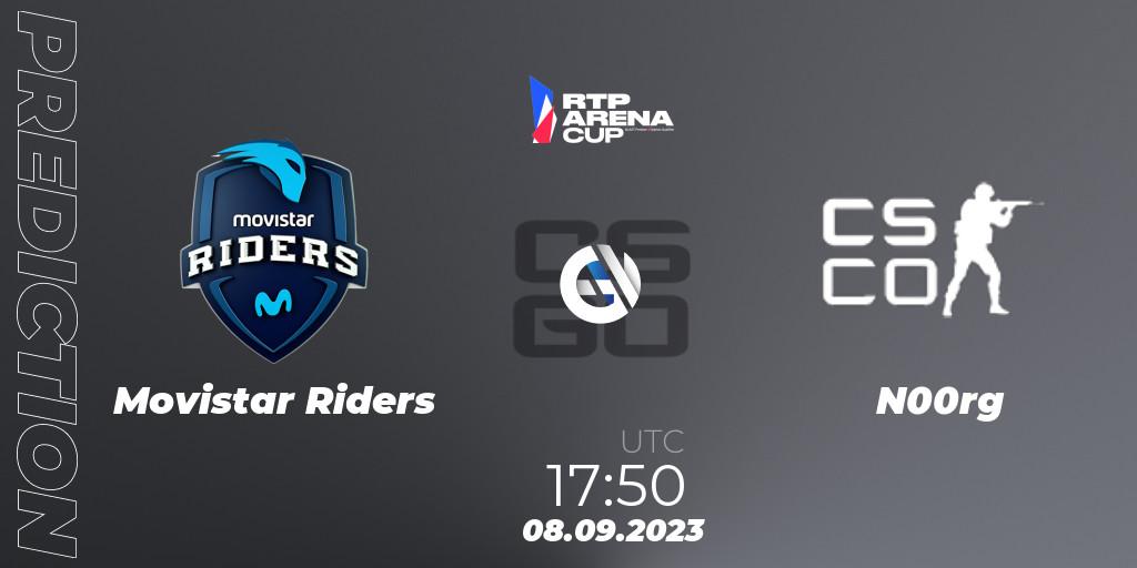 Movistar Riders vs N00rg: Match Prediction. 08.09.23, CS2 (CS:GO), RTP Arena Cup 2023