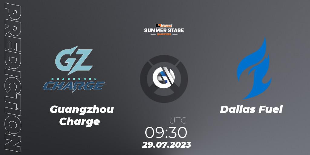 Guangzhou Charge vs Dallas Fuel: Match Prediction. 29.07.23, Overwatch, Overwatch League 2023 - Summer Stage Qualifiers