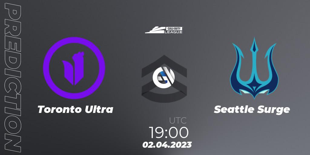 Toronto Ultra vs Seattle Surge: Match Prediction. 02.04.2023 at 19:00, Call of Duty, Call of Duty League 2023: Stage 4 Major Qualifiers