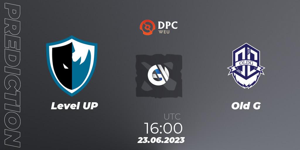 Level UP vs Old G: Match Prediction. 23.06.23, Dota 2, DPC 2023 Tour 3: WEU Division II (Lower)