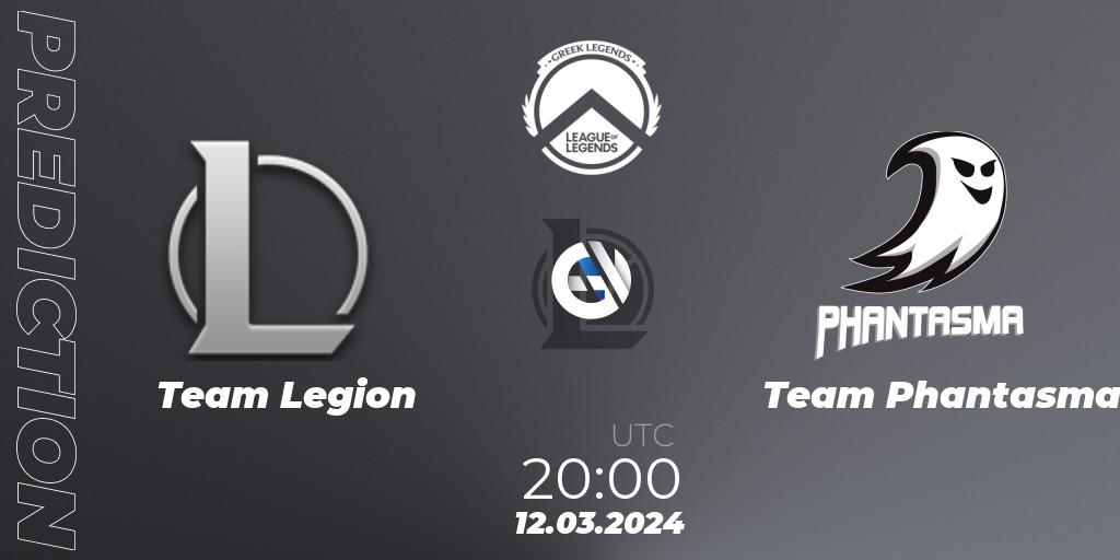 Team Legion vs Team Phantasma: Match Prediction. 12.03.24, LoL, GLL Spring 2024