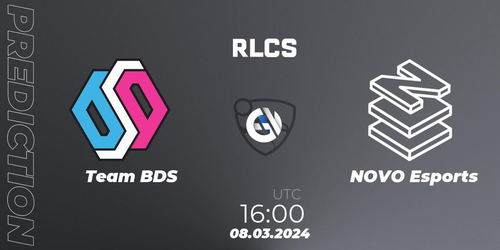 Team BDS vs NOVO Esports: Match Prediction. 08.03.24, Rocket League, RLCS 2024 - Major 1: Europe Open Qualifier 3