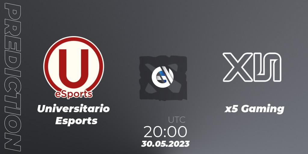 Universitario Esports vs x5 Gaming: Match Prediction. 30.05.23, Dota 2, 1XPLORE LATAM #4