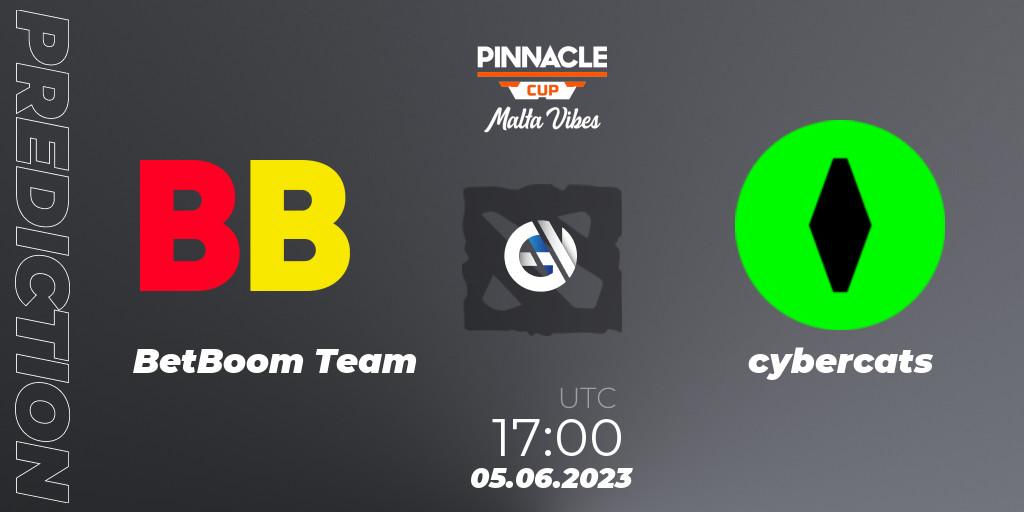 BetBoom Team vs cybercats: Match Prediction. 05.06.23, Dota 2, Pinnacle Cup: Malta Vibes #2