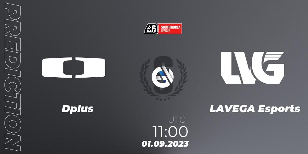 Dplus vs LAVEGA Esports: Match Prediction. 01.09.2023 at 11:00, Rainbow Six, South Korea League 2023 - Stage 2