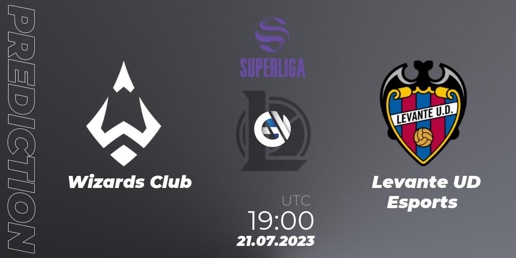 Wizards Club vs Levante UD Esports: Match Prediction. 21.07.23, LoL, LVP Superliga 2nd Division 2023 Summer
