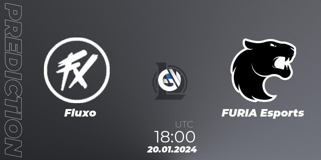 Fluxo vs FURIA Esports: Match Prediction. 20.01.24, LoL, CBLOL Split 1 2024 - Group Stage