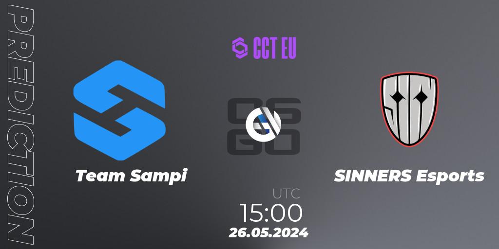 Team Sampi vs SINNERS Esports: Match Prediction. 26.05.2024 at 15:00, Counter-Strike (CS2), CCT Season 2 Europe Series 4