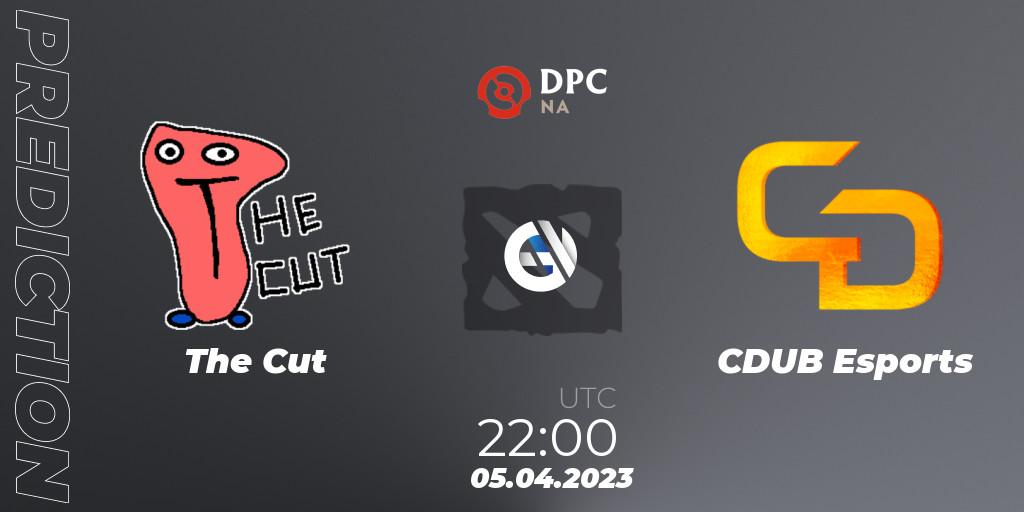 The Cut vs CDUB Esports: Match Prediction. 05.04.23, Dota 2, DPC 2023 Tour 2: NA Division II (Lower)