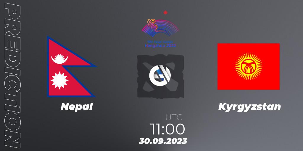 Nepal vs Kyrgyzstan: Match Prediction. 30.09.2023 at 11:00, Dota 2, 2022 Asian Games