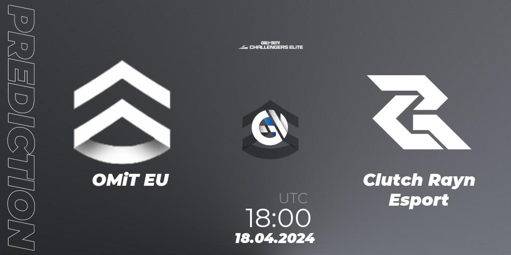 OMiT EU vs Clutch Rayn Esport: Match Prediction. 18.04.2024 at 18:00, Call of Duty, Call of Duty Challengers 2024 - Elite 2: EU