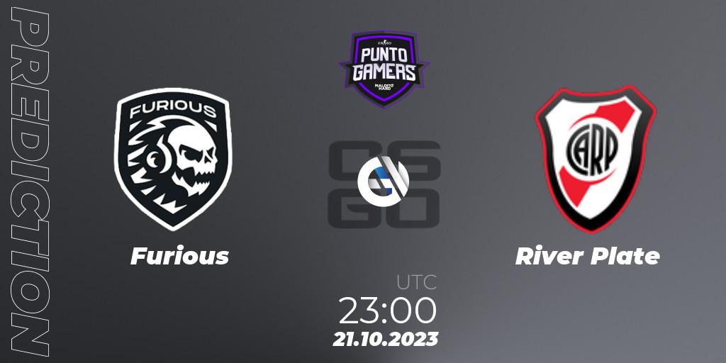 Furious vs River Plate: Match Prediction. 21.10.2023 at 23:00, Counter-Strike (CS2), Punto Gamers Cup 2023