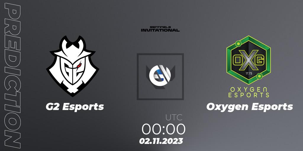 G2 Esports vs Oxygen Esports: Match Prediction. 02.11.23, VALORANT, Sentinels Invitational