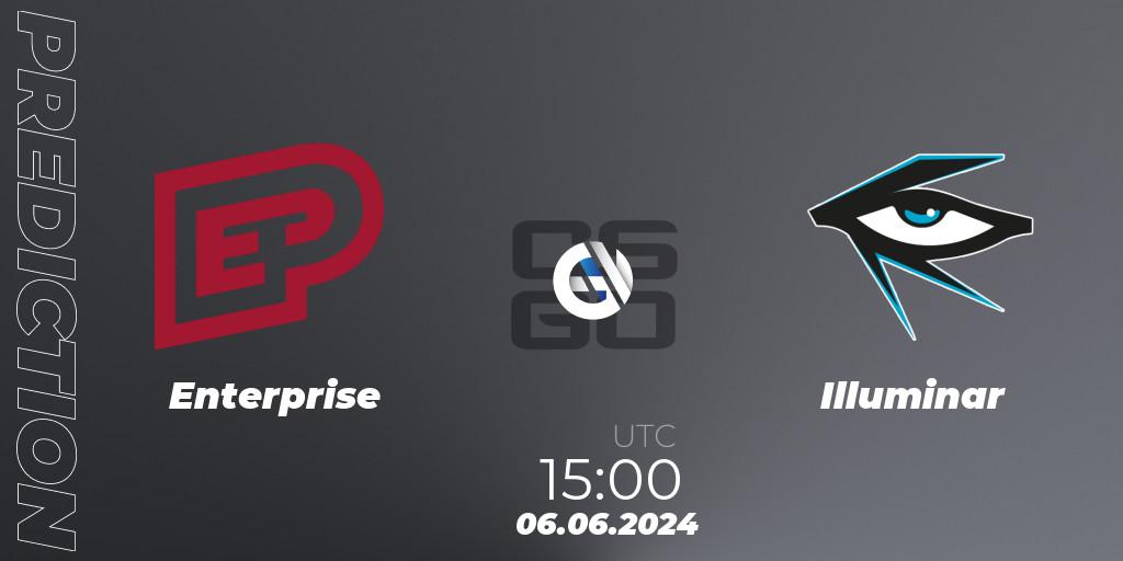 Enterprise vs Illuminar: Match Prediction. 06.06.2024 at 15:15, Counter-Strike (CS2), Regional Clash Arena Europe