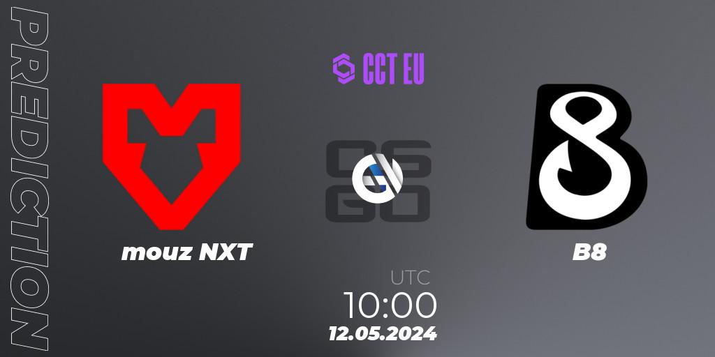 mouz NXT vs B8: Match Prediction. 12.05.2024 at 10:00, Counter-Strike (CS2), CCT Season 2 Europe Series 2 