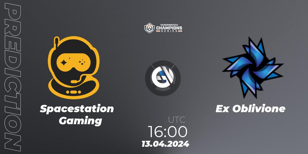 Spacestation Gaming vs Ex Oblivione: Match Prediction. 13.04.2024 at 16:00, Overwatch, Overwatch Champions Series 2024 - EMEA Stage 2 Group Stage