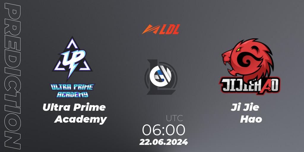 Ultra Prime Academy vs Ji Jie Hao: Match Prediction. 22.06.2024 at 10:30, LoL, LDL 2024 - Stage 3