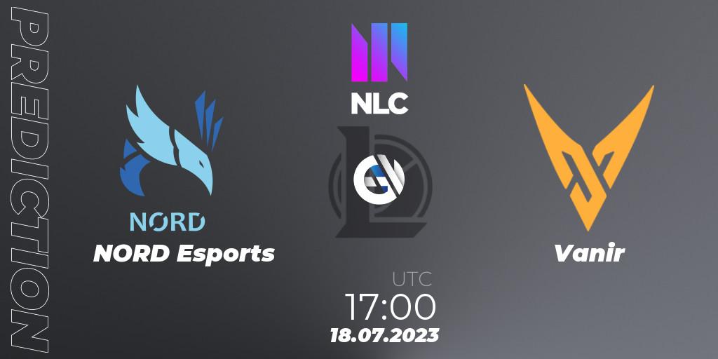 NORD Esports vs Vanir: Match Prediction. 18.07.2023 at 17:10, LoL, NLC Summer 2023 - Group Stage