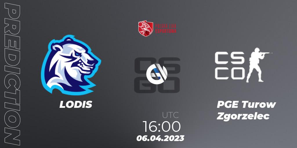 LODIS vs PGE Turow Zgorzelec: Match Prediction. 06.04.2023 at 16:00, Counter-Strike (CS2), Polska Liga Esportowa 2023: Split #1