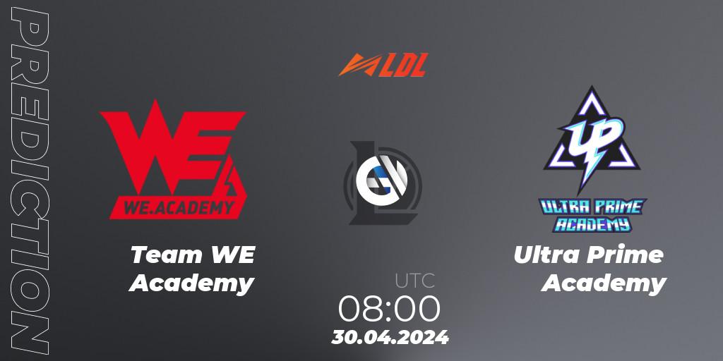 Team WE Academy vs Ultra Prime Academy: Match Prediction. 30.04.24, LoL, LDL 2024 - Stage 2