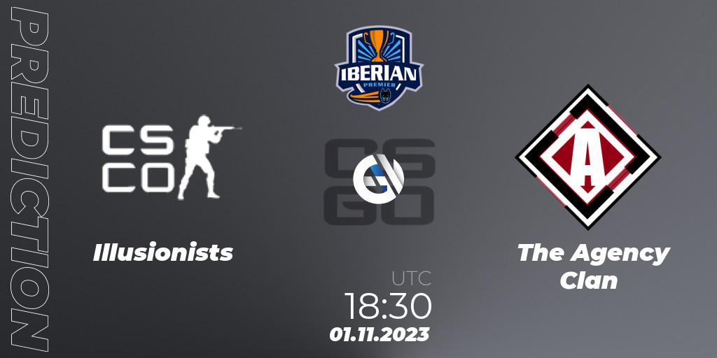 Illusionists vs The Agency Clan: Match Prediction. 01.11.23, CS2 (CS:GO), Dogmination Iberian Premier 2023: Online Stage