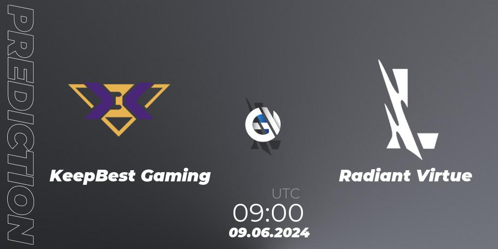 KeepBest Gaming vs Radiant Virtue: Match Prediction. 09.06.2024 at 09:00, Wild Rift, Wild Rift Super League Summer 2024 - 5v5 Tournament Group Stage