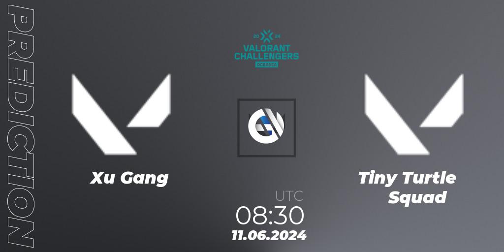 Xu Gang vs Tiny Turtle Squad: Match Prediction. 11.06.2024 at 08:30, VALORANT, VALORANT Challengers 2024 Oceania: Split 2