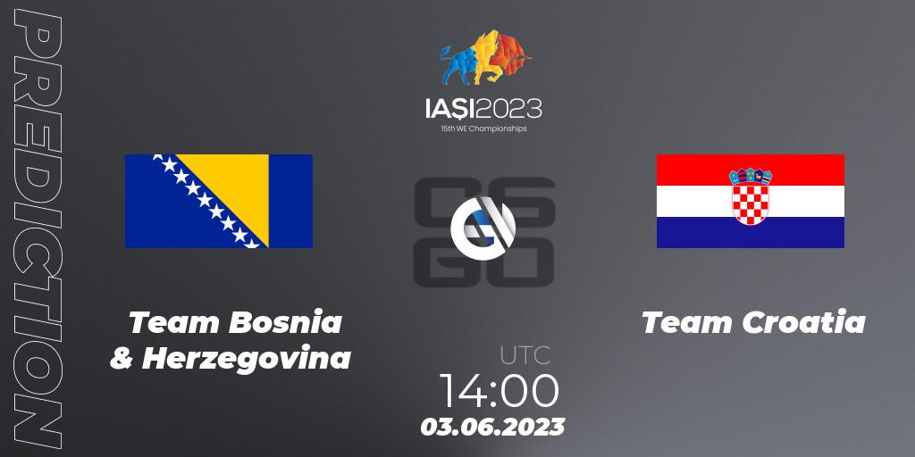 Team Bosnia & Herzegovina vs Team Croatia: Match Prediction. 03.06.23, CS2 (CS:GO), IESF World Esports Championship 2023: Eastern Europe Qualifier