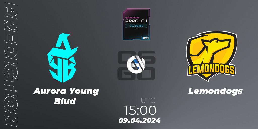Aurora Young Blud vs Lemondogs: Match Prediction. 09.04.2024 at 15:30, Counter-Strike (CS2), Appolo1 Series: Phase 1