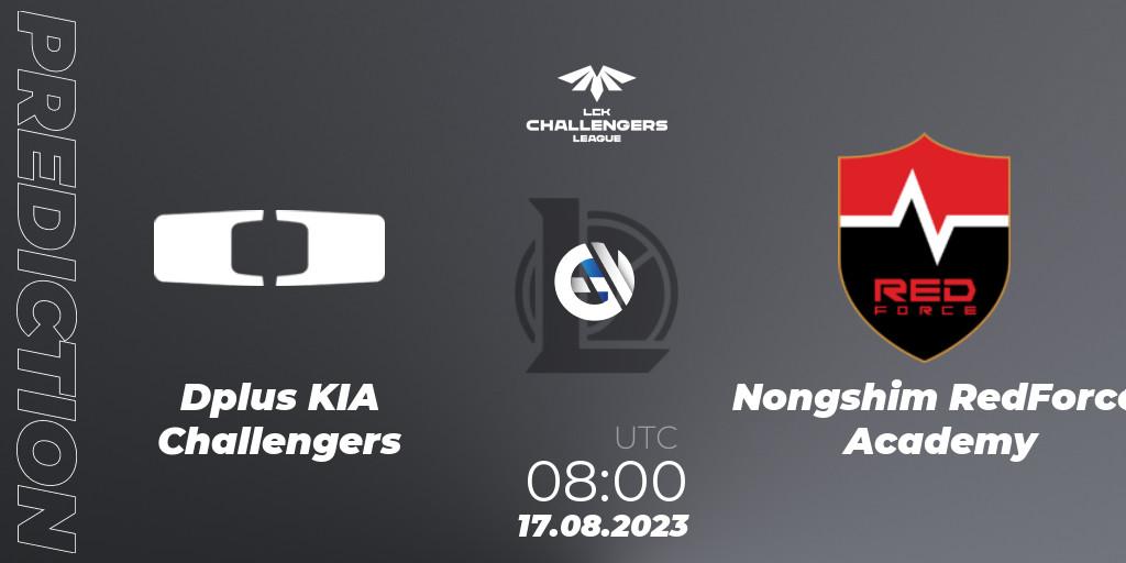 Dplus KIA Challengers vs Nongshim RedForce Academy: Match Prediction. 17.08.23, LoL, LCK Challengers League 2023 Summer - Playoffs