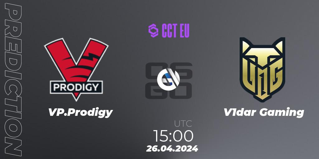 VP.Prodigy vs V1dar Gaming: Match Prediction. 26.04.2024 at 15:00, Counter-Strike (CS2), CCT Season 2 Europe Series 2 Closed Qualifier