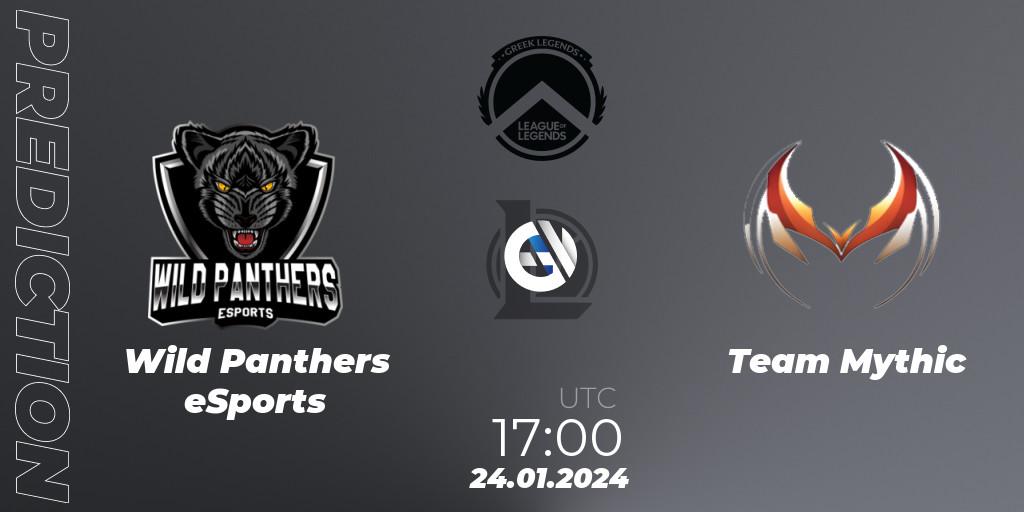 Wild Panthers eSports vs Team Mythic: Match Prediction. 24.01.2024 at 17:00, LoL, GLL Spring 2024