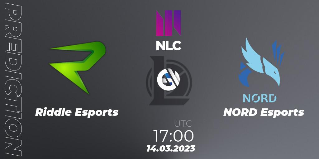 Riddle Esports vs NORD Esports: Match Prediction. 14.03.23, LoL, NLC 1st Division Spring 2023