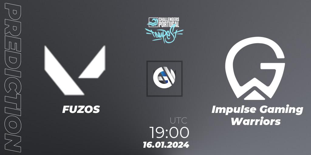 FUZOS vs Impulse Gaming Warriors: Match Prediction. 16.01.24, VALORANT, VALORANT Challengers 2024 Portugal: Tempest Split 1