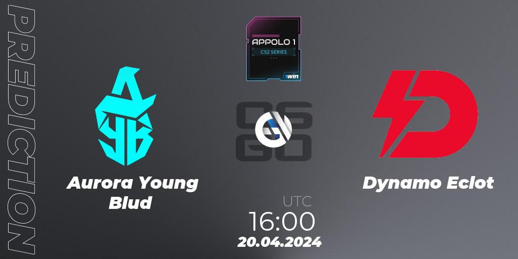 Aurora Young Blud vs Dynamo Eclot: Match Prediction. 20.04.24, CS2 (CS:GO), Appolo1 Series: Phase 1