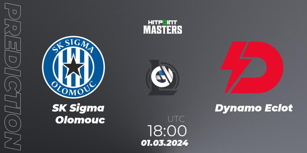 SK Sigma Olomouc vs Dynamo Eclot: Match Prediction. 01.03.24, LoL, Hitpoint Masters Spring 2024