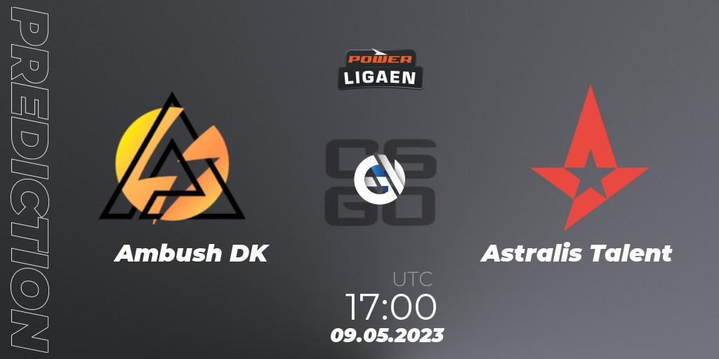 Ambush vs Astralis Talent: Match Prediction. 09.05.23, CS2 (CS:GO), Dust2.dk Ligaen Season 23