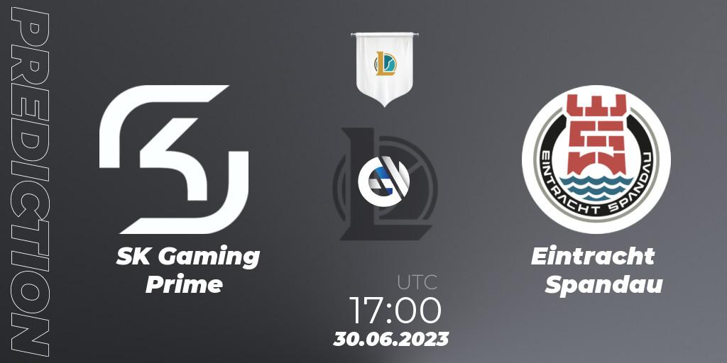 SK Gaming Prime vs Eintracht Spandau: Match Prediction. 30.06.23, LoL, Prime League Summer 2023 - Group Stage