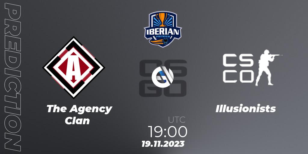 The Agency Clan vs Illusionists: Match Prediction. 19.11.23, CS2 (CS:GO), Dogmination Iberian Premier 2023: Online Stage