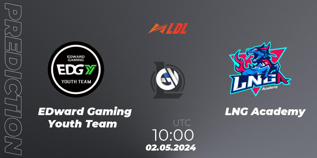 EDward Gaming Youth Team vs LNG Academy: Match Prediction. 02.05.24, LoL, LDL 2024 - Stage 2